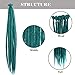 Noverlife 10 Strands 50cm/20″ Turquoise Dreadlock Extensions, Single Ended Crochet Synthetic Dreadlocks Accessories, Jamaica Punk Hip-Hop Reggae Hair Braiding Wigs Faux Locs for Fashion Men Womenthumb 3