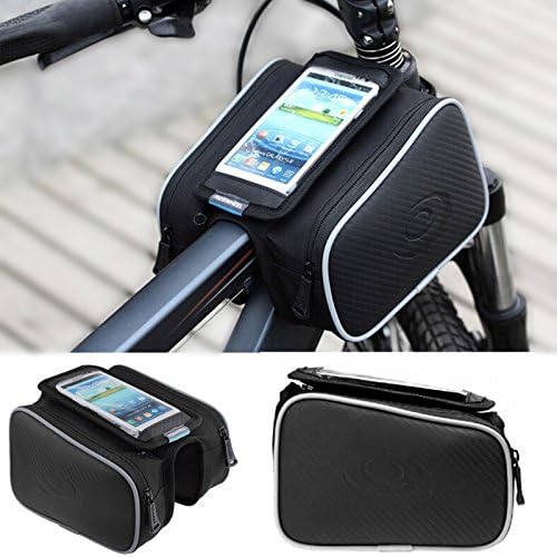 Roswheel Cycling Bicycle Frame Front Pannier Top Tube Double Bag Pouch Holder