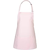 FAME Delta Plus Original Three Pocket Bib Apron - F10 - Pink (WFA81743PI)