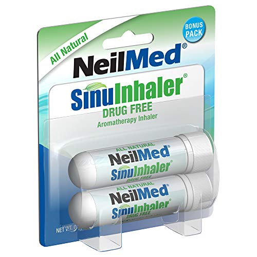 NeilMed SinuInhaler Natural Non Medicated Aromatherapy Inhaler (Bonus Pack)