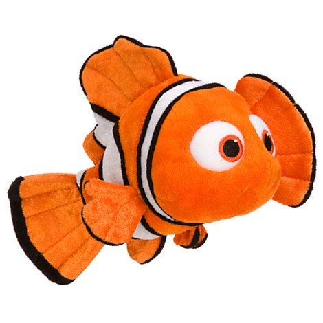 Disney nemo mini bean bag plush - small - 9"