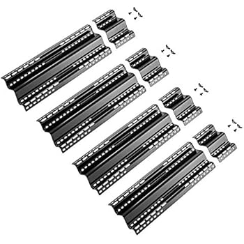 Unicook Porcelain Large Grill Heat Plate 4 Pack, 6'' Extra Width, Extends from 15.75