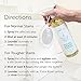 Puracy Natural Laundry Stain Remover, Enzyme Odor Eliminator, Free & Clear, 4 Ounce (3-Pack)
