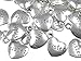 ALIMITOPIA 30pcs Sister Charm,Heart Shape Double-faced Sisterhood Pendant for DIY Bracelet Necklace Jewelry Making Findings(Antique Silver)
