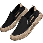 Men's Breathable Canvas-Bottom Casual Skate Shoes with Lace-Up Design - Ideal for Outdoor Leisure & Daily Wear