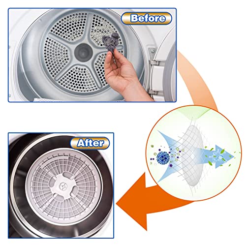 30 Pieces Clothes Dryer Exhaust Filter Set, Universal Portable Dryer