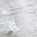 Artio Wedding Hair Vine Accessory Bridal Headpiece for Bride and Bridesmaids (Silver)