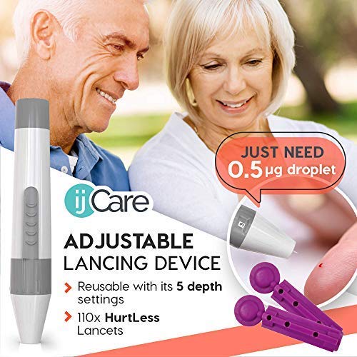Oh’Care Lite Blood Sugar Test Kit Blood Glucose Meter with Strips and