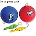 Superhero PUNCHBALLS - super hero party favors and toys (24 PC PARTY PACK) primary
