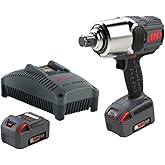 Ingersoll Rand W8191-K2 1" 20V Cordless Impact Wrench 2 Battery Kit, 2000 ft-lb Torque, Friction Ring Thru-hole, Pistol