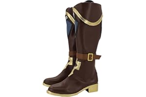 Helltaker Genshin Impact Kaeya Shoes Cosplay Universal Combat Boots Cosplay Boots Shoes for Halloween Carnival