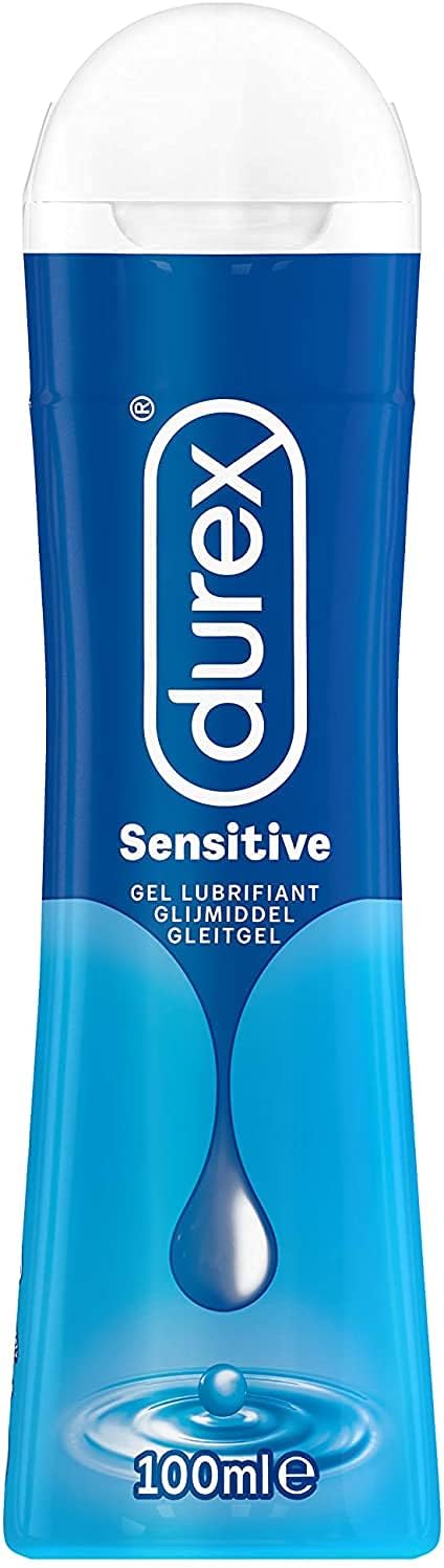 Durex 100 ml Play Sensitive Lubricant, Transparent, 100 ml (Pack of 1)