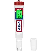 GIDIGI Water pH Tester,Digital ORP Meter for Drinking Water | 6-in-1 pH TDS Tester,pH ORP TDS EC Hydrogen and Temperature Meter for Drinking Water, Hydroponics, Pools, Aquariums Fish