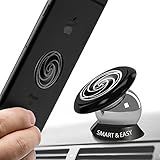 Magnetic Cell Phone Holder for Car -360° Rotation - Ultraslim Magnetic Holder for Dashboard Car Mount Suitable For All Phone Sizes, GPS or Light Tablets - Fits In Any Vehicle-Universal Design