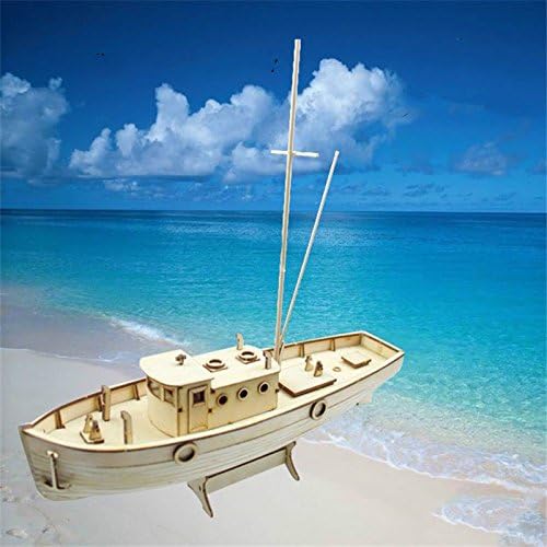 Ship Assembly Model DIY Kits Wooden Sailing Boat 1:50 Scale Decoration Toy Gift