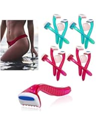 6 Pack Womens Bikini Line Razors Shave Brazilian Hair Shaver Trimmer Legs Arms !