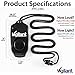 Vigilant 130 dB Wearable Personal Protection Alarm with Backup Whistle and Neck Lanyard (PPS-23BL Black)