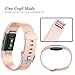 GEAK For Fitbit Charge 2 Bands, Classic Replacement Sport Accessory Strap Bands for Fitbit Charge 2 Large Classic-Pink