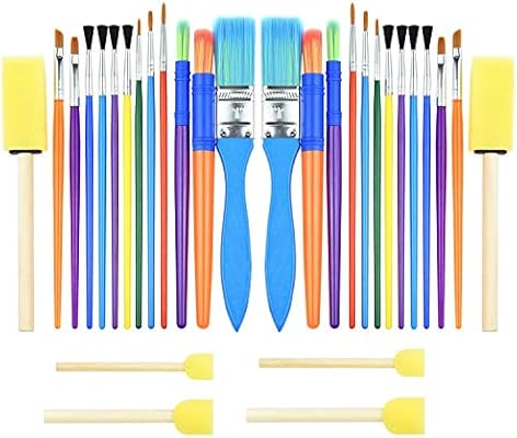 childrens paint brush set