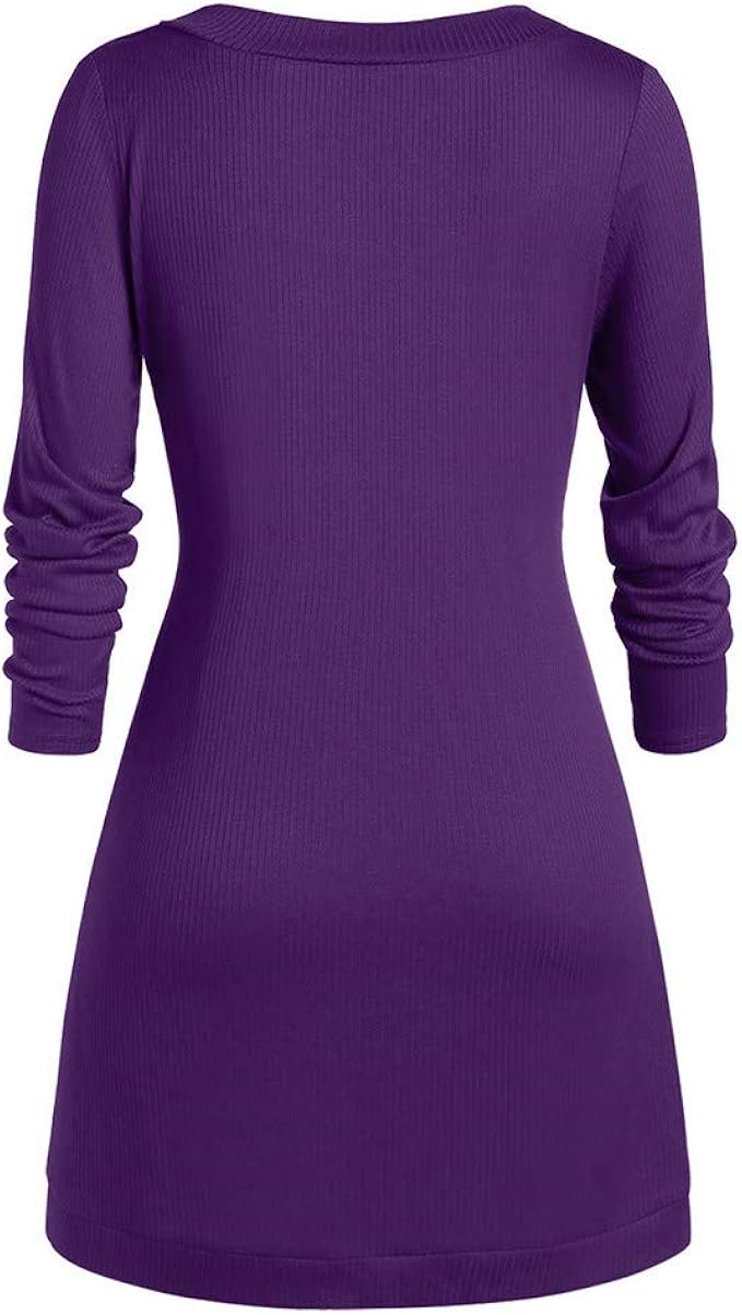 purple sweater dress plus size