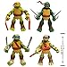 Vitadan Ninja Turtles 4 PCS Set - Teenage Mutant Ninja Turtles Action Figure - TMNT Action Figures - Ninja Turtles Toy Set - Ninja Turtles Action Figures Mutant Teenage Set