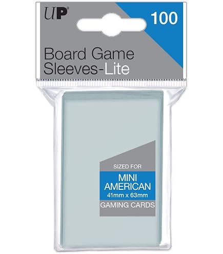 Ultra Pro Spielkarten-Hüllen 54x80 Mm – 50 Stück, Spezielle Größe Für Brettspiel-Karten