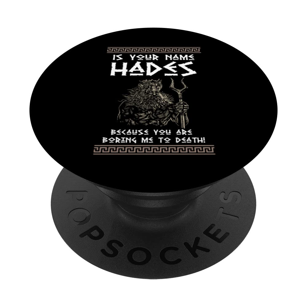 Hades Greek God and Ancient Greek Mythology History Buff PopSockets Swappable PopGrip