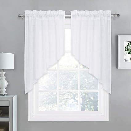 Nicetown Small Window Curtains Valances And Swags Home Decor
