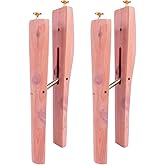 FootFitter Cedar Boot Tree Shaft Shaper, Wooden Inserts for Men & Women’s Boots, Reduce Creases & Sagging, Premium USA Cedar