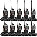 Retevis H-777 2 Way Radios Walkie Talkies USB Long Range Rechargeable Flashlight UHF Radio 16CH Business Two Way Radios (10 Pack) primary