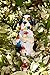Purple Tree Line Dog Garden Gnome Massacre Statue Figurine Resin 9.7 inches Cute Eating Funny Yard Art Fairy Outdoor Indoor Decor