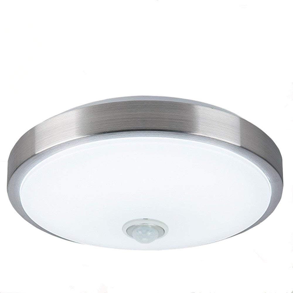 AFSEMOS Motion Sensor Ceiling Light 18W 9-inch Body Detector,LED Flush Mount Ceiling Light,Auto Motion Sensing Lamp,1440Lm,100W Incandescent Equivalent,LED Night Light for Hallway,Closet Light