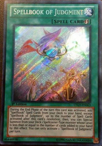 Yu-Gi-Oh! - Spellbook of Judgment (LTGY-EN063) - Lord of the Tachyon Galaxy - 1st Edition - Secret Rare