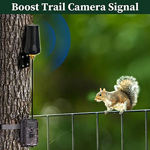 Bingfu 4G LTE SMA Cellular Trail Camera Antenna Wall Mount RPSMA Male