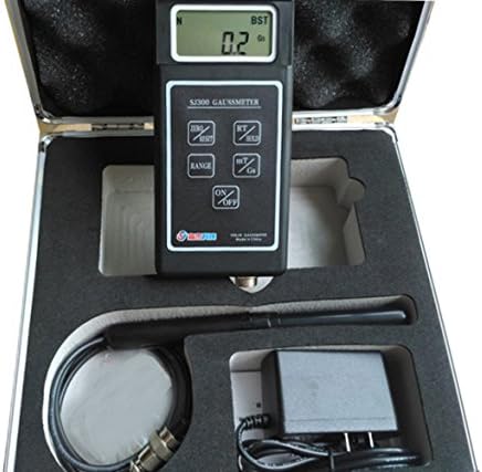 Tesla Meter Magnetic field gauss Meter SJ300 0-200Mt-2000mT with Adapter Resolution 0.01mT 0.1mT