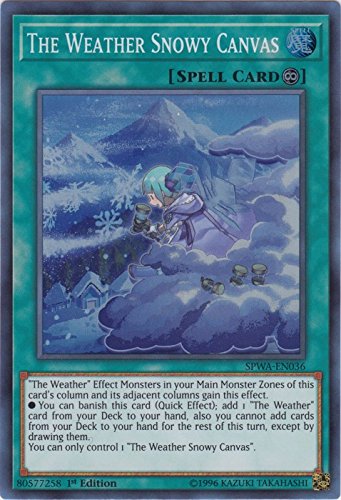 The Weather Snowy Canvas - SPWA-EN036 - Super Rare - 1st Edition - Spirit Warriors (1st Edition)