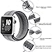 Winmy Sport Loop Band Compatible For Apple Watch Bands 42mm 44mm, Lightweight Breathable Woven Nylon Replacement Strap for iWatch Series 4 3 2 1, Sport, Edition - Black Stripe