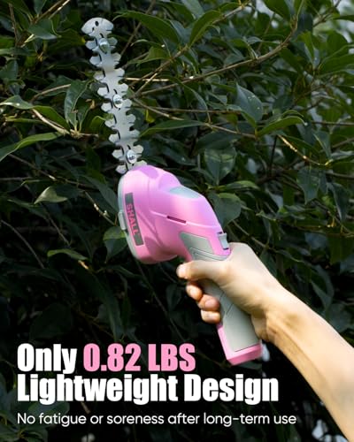 SHALL Cordless Grass Shears, Hedge Trimmer, 7.2V Electric Shrub Shears, 2 in 1 Portable Lawn Mower