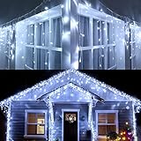 Joomer Christmas Icicle Lights, 400 LED 80 Drops