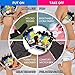 Knee Pads for Kids Knee and Elbow Pads Set I Toddler Knee Pads and Elbow Pads for Kids Age 2 3 4 5 Toddlers Protective Gear Set I Roller-Skating, Skateboard Knee Pads for Children Boy Girl