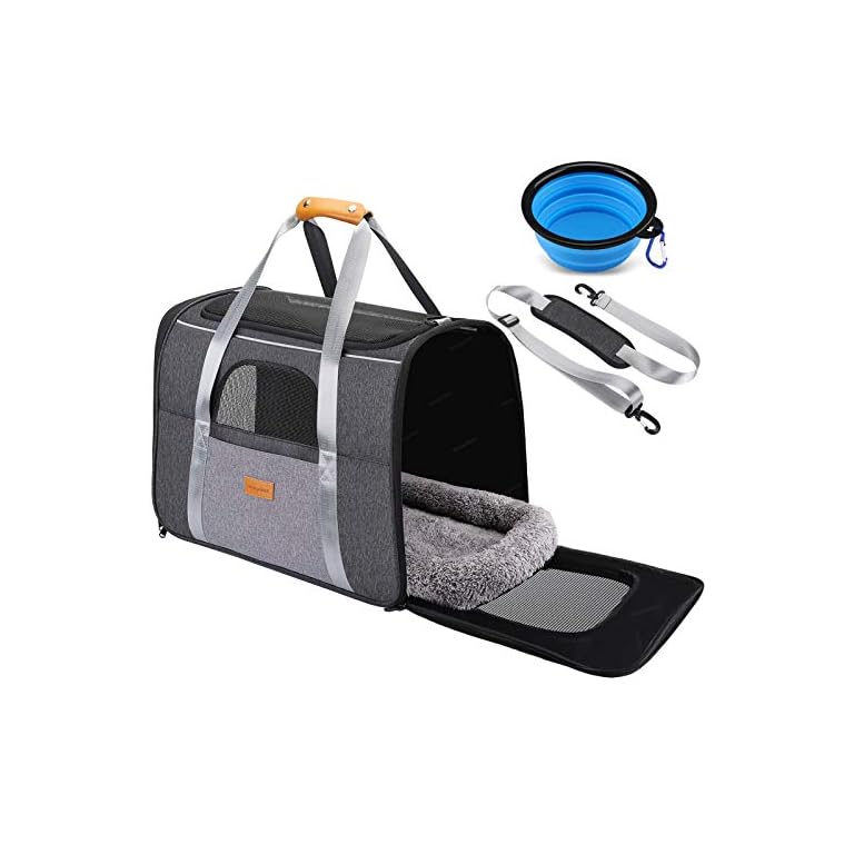 morpilot Pet Carrier Bag, Portable Cat Carrier Bag Top Opening with