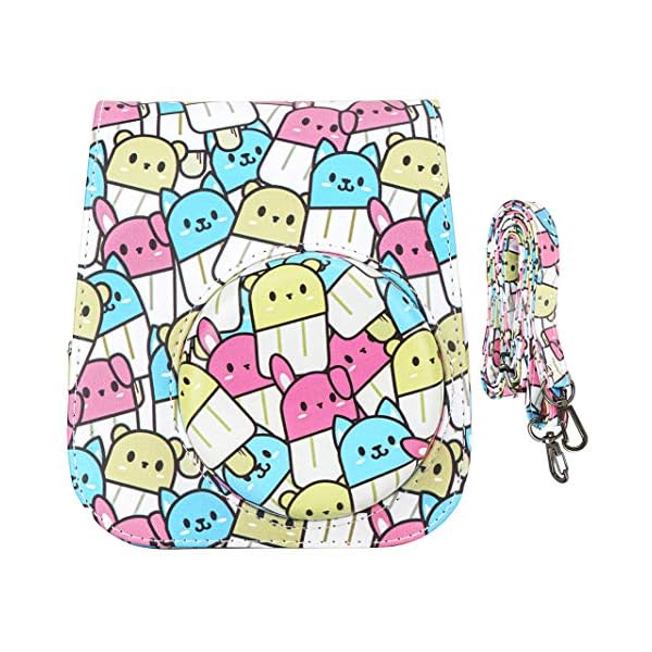 Yosuny Portable Case Kompatibel mit Fujifilm Instax Mini 11 Sofortbildkamera mit verstellbarem Gurt und…