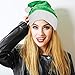 Windy City Novelties - Green Plush Christmas Santa Hat | St. Patrick’s Day Party Supplies Santa Costume Accessories Funny Hats for Men and Women.