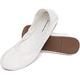 FUNKYMONKEY Women's Ballet Flats Soft Round Toe Comfortable Shoes