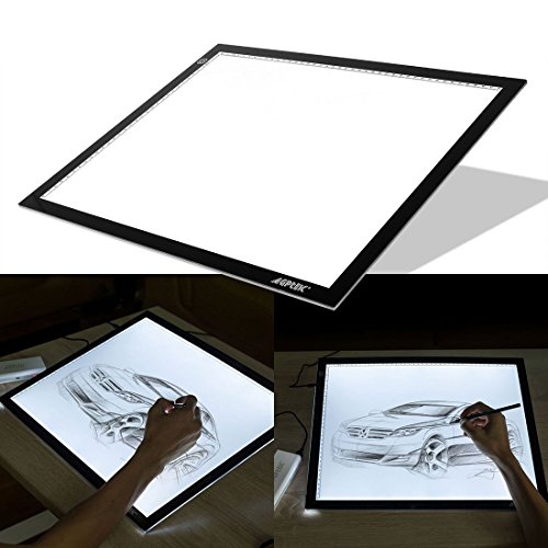 A3 Light Box, AGPtek LED Artcraft Tracing Light Pad UltraThin USB