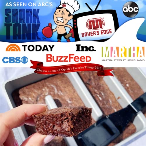 Baker's Edge Brownie Pan The Original All Edges Brownie Pan for