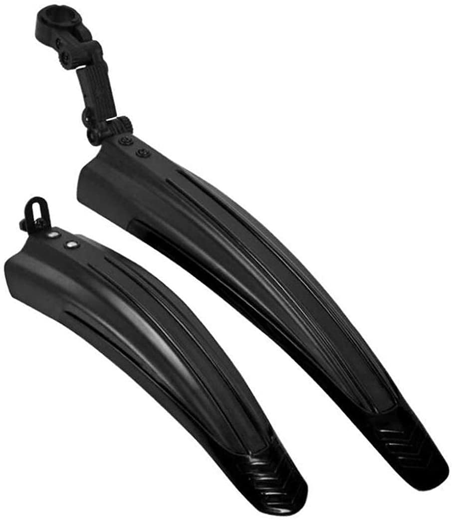 Photo 1 of BlueSunshine Adjustable Road Mountain Bike Bicycle Cycling Tire Front/Rear Mud Guards Mudguard Fenders Set (All Black)