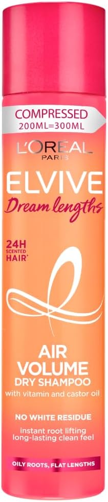 L'Oreal Elvive Dream Lengths Air Volume Dry Shampoo 150ml Fresh Hair Instant