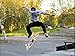 Landwalker Pro Cruiser Complete Girl Skateboard 31x8 Inch Skateboards Cheap Skateboard (Panda)