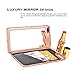 iPhone 7 Plus Case,iPhone 8 Plus Case, [3D Mirror Series] Cards Holder Kickstand Wallet Style Flip Back Cover Protective Case with Free Screen Protector for iPhone 7/8 Plus 5.5 Inch(Rose Gold)